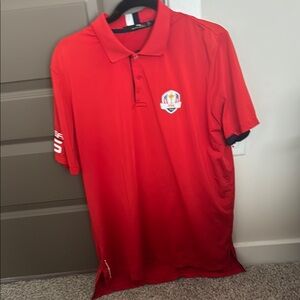 RLX Ralph Lauren Red Polo Shirt Ryder Cup